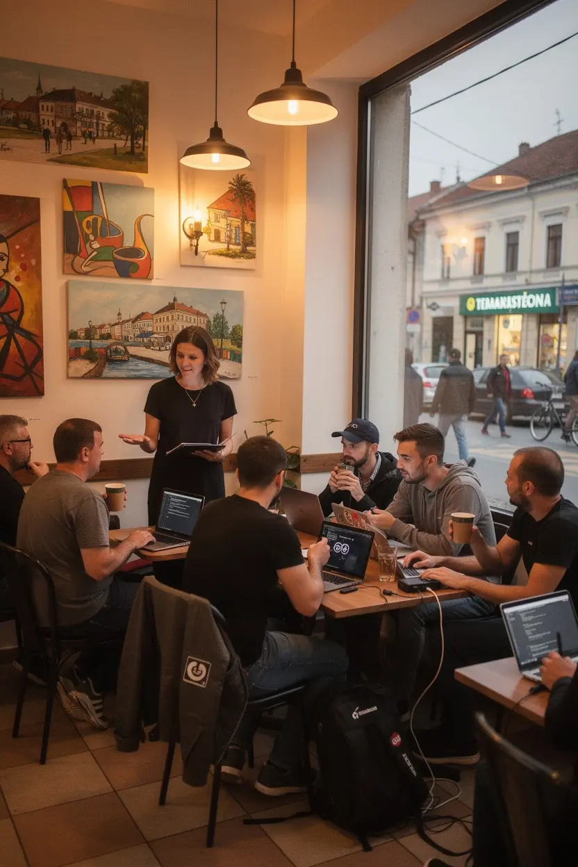 Professional business solutions illustration